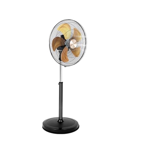 Aottop 18-Inch High Velocity Metal Oscillating Pedestal Fan, 3 Speed 120W (Approx. 1/6 HP), 8.2 FT...