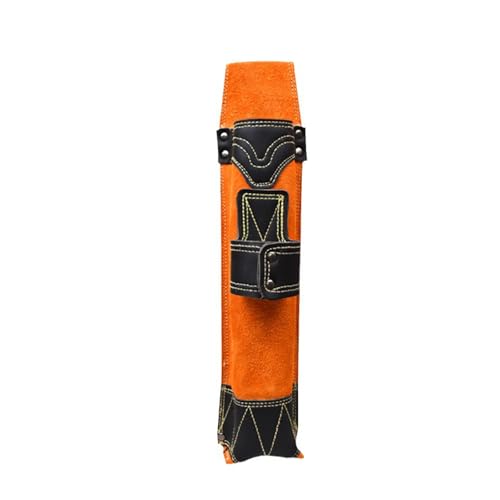 Sac de rangement pour électrodes de soudage difficilement inflammables, construction en cuir épaissi, design ignifuge robuste pour soudeurs professionnels,...