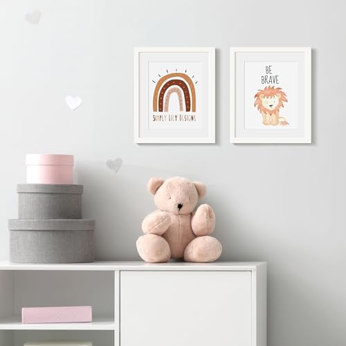 Image of upsimples 10x12 Picture Frame, Display Pictures 7x9 with Mat or 10 x 12 Without, Wall Hanging Photo Frames, White, 1 Pack