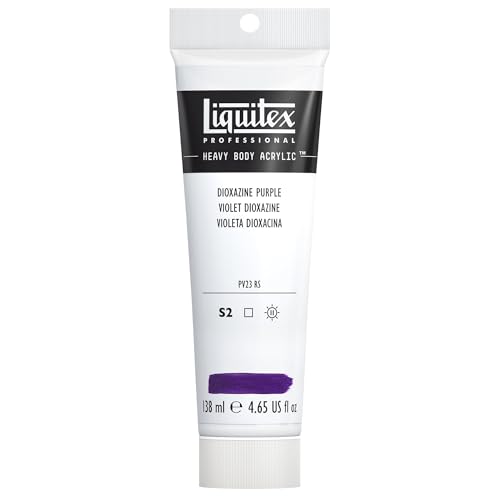 Image of Liquitex Professional Heavy Body Acrylic Paint 4.65-oz tube, Dioxazine Purple