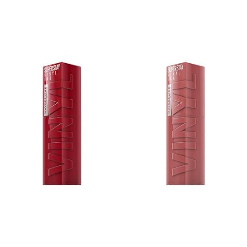 Maybelline New York Super Stay Vinyl Ink Uzun Süre Kalıcı Likit Parlak Ruj 10 Lippy + Maybelline New York Super Stay Vinyl Ink Uzun Süre Kalıcı Likit Parlak Ruj 35 Cheeky