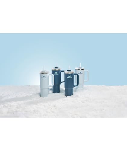 Image of STANLEY Quencher H2.0 Tumbler with Handle and Straw 30 oz | Flowstate 3-Position Lid | Cup Holder Compatible for Travel | Insulated Stainless Steel Cup | BPA-Free | Glacier