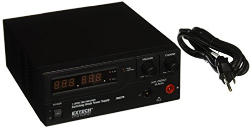 Extech 382275 Switching Mode 600W DC Power Supply, 0-60V 0-10A, CV/CC