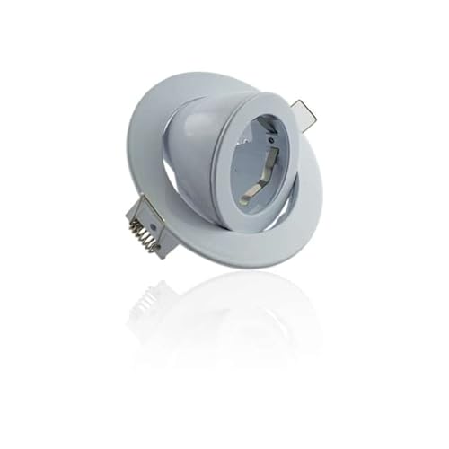 Spot encastrable orientable rond Blanc type escargot - Blanc - Sans douille Cover