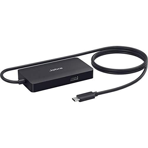 Jabra PanaCast USB Hub, 1 Meter Cable â€“ USB-C Central Unit Connection for PanaCast and Jabra Speak Speakerphone â€“ Quick & Easy Set Up, Compact Design