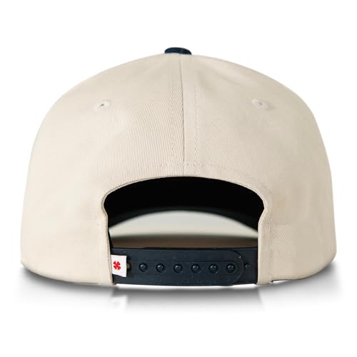 Image of Lucky Brand Snapback Hat | Adjustable | Baseball Cap | Retro | American Heritage | 5 Panel Design | Cotton Canvas