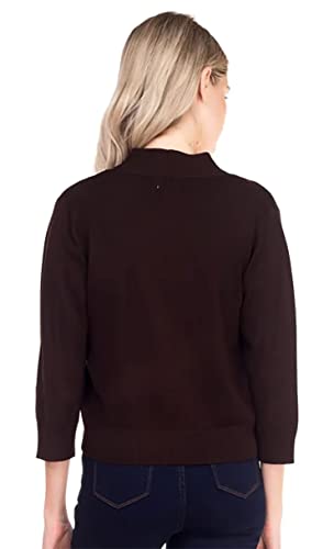 Image of Bolero Cropped Cardigans Shrugs for Women - 3 /4 Sleeve Open Front Cover up for Dresses