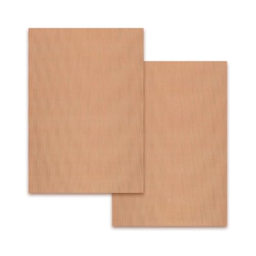 Perfect Grill Copper Mats 2pk Reusable Non-Stick BBQ Grill and Baking Mats