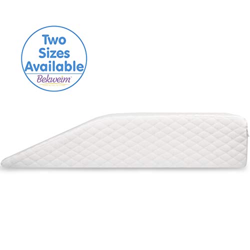 Bekweim Extra Long Leg Elevation Pillow | 2 Covers Included | Memory Foam