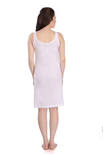 Image of Splash Cotton Rich Camisole Slip for Women| Long Kurti Slip /Suit Slip /Camisole Slip Knee Length - 139