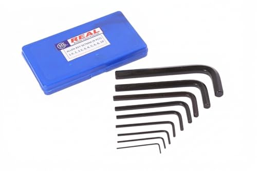 Image of Multi Hand Tool Kit 15 Pc. - Hex Allen Keys 9 Pc. Set (1.5, 2, 2.5, 3, 4, 5, 6, 8, 10 mm), Screw Driver Set of 5 Pc