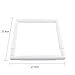 Quilting Frame, Rectangle Plastic Clip Frame for Embroidery Cross Stitch Quilting Needlepoint Tool(27.9 x 27.9cm)