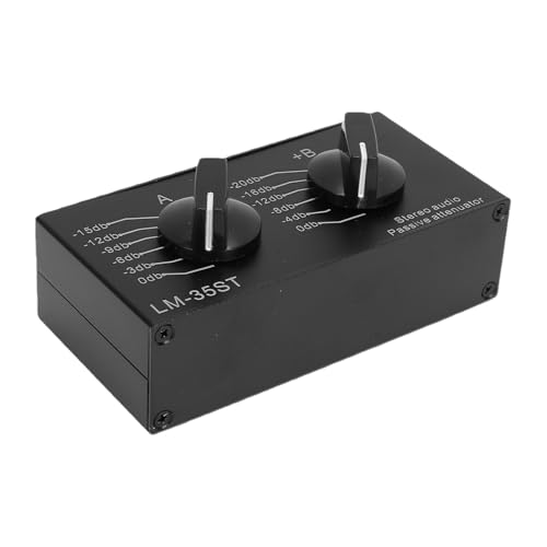 Atenuador de sonido pasivo de doble canal con control de senal regulable 2
