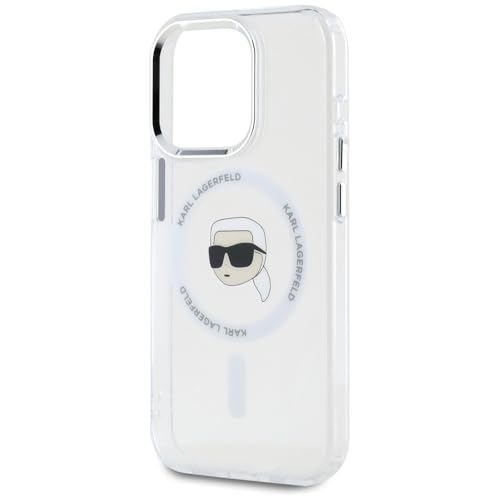 Coque iPhone 15 Pro Karl Lagerfeld blanche MagSafe antichoc - 6