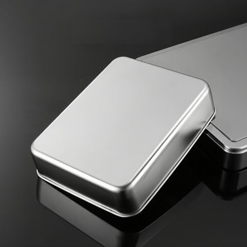 Bandeja de tiramisú rectangular de acero con tapa para tartas y lasaña 7