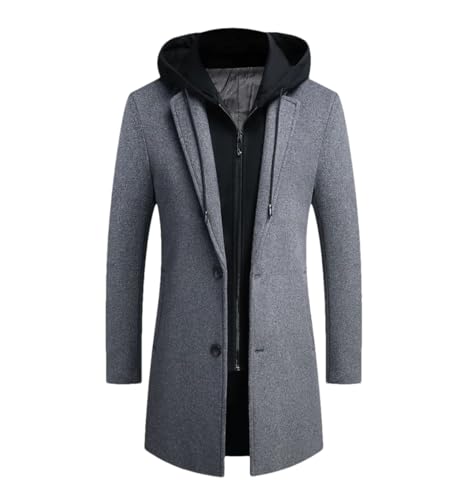 Trench coat homme en laine chaud idéal pour les trajets urbains quotidiens