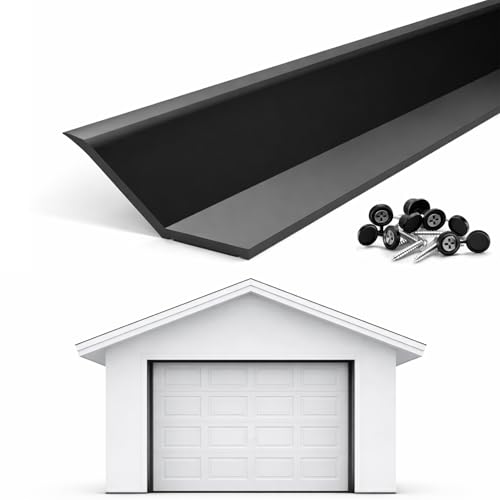 Garage Door Seal Top and Sides - 36 FT TPE Weather Stripping Replacement Universal Weatherproof Trim for Draft Blocking Insulation and Home Garage Protection