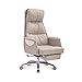 WJMLS Sedie da scrivania for computer reclinabili in alto ergonomico, sedie da ufficio, sedie for ufficio, sedia da gioco in pelle classica imbottita con braccioli e poggiapiedi for ufficio, casa, stu
