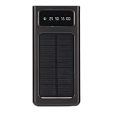 DOUBLE PORTS DE SORTIE: La banque d'alimentation solaire portable est conçue avec deux ports de sortie pour partager avec des amis ou votre téléphone et votre tablette en même temps.