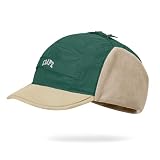 CLAPE Winter Basecap mit Ohrenklappen Wasserdicht Wintermütze Herren Damen Short Brim Cap Warme Verstellbar Ski Outdoor Grün Green CLP2501