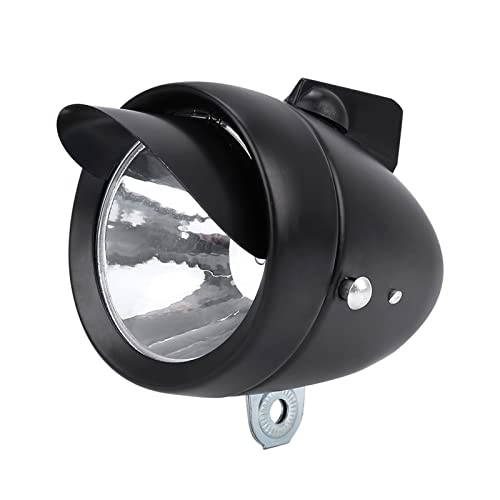 Phare avant de vélo LED vintage universel léger avec casquette et fixation