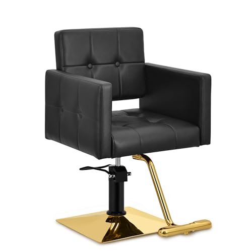 Dangvivi Hair Salon Chair for Hair Stylist Wide Seat, Hydraulic