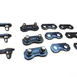 6 Stück Kettensägen-Kettenverbindungsglieder, kompatibel mit 3/8 0 063 Kettengröße, Metall-Ersatzglieder für verschiedene Kettensägen-Marken (klein 3/8)