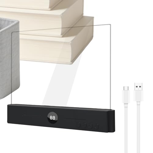Luz plana para libros en la cama lámpara de lectura LED inteligente para leer de noche sin molestar