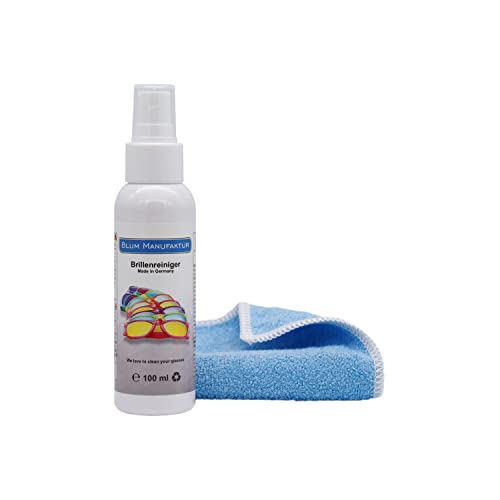 Spray limpiador para una limpieza rápida y profunda de todos los lentes.