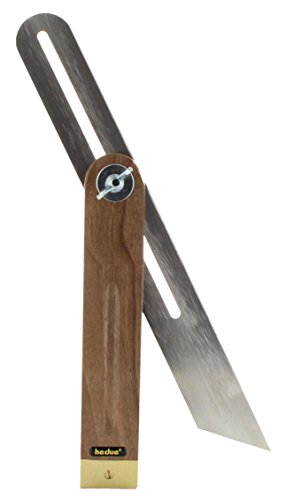 Hedue - Squadra da falegname con manico in legno