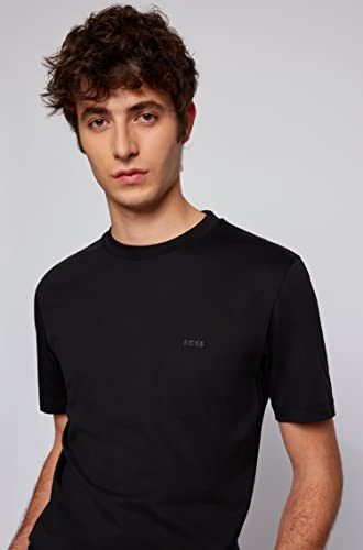 BOSS Men's Small Logo Cotton Crewneck T-Shirt2