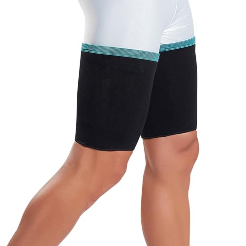 Flamingo Thigh Support - Chronic Knee Pain, Sports Injuries, Arthritis, Easy Application, Blue, XXXL