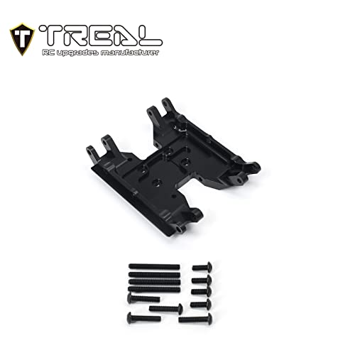 Image of TREAL UTB18 Capra Chassis Skid Plate, Aluminum 7075 CNC Machined Upgrades (Black)