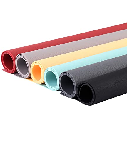 Soft Silicone Table Mat Multi Color Non-Slip Heat Resistant Nonstick Pastry Mat For Kitchen Dining Countertop Protector Newmcury Set Of 2 (Gray) #TOP4