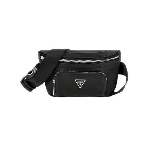 Riñonera compacta GUESS Certosa Saffiano para tus viajes urbanos en moto