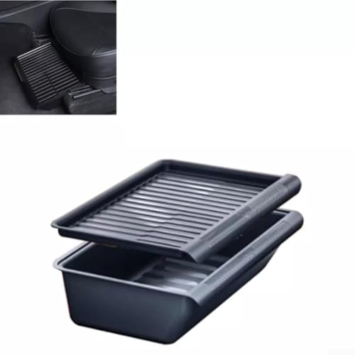 Boîte de rangement sous siège Tesla Model Y coffre cargo robuste ABS - 2