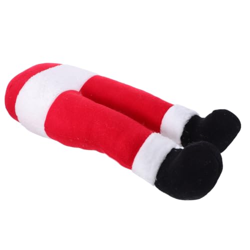 Image of Red Santa Legs Christmas Tree Ornament for Funny Holiday Decor