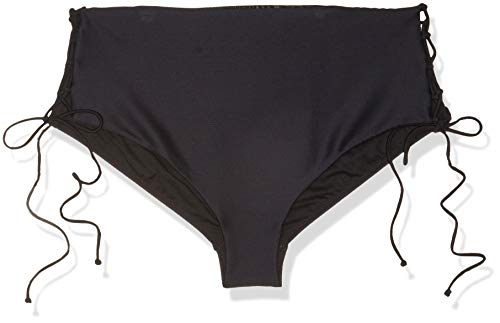 Bas de bain pour femme Rachel Roy maillot de bain culotte taille haute noir XS