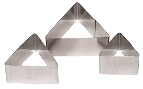 Imf Fmi Triángulo Cortador, Acero Inoxidable, Plateado, 8 X 4 Cm