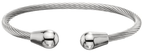 Tear Drop Silver Bangle - S Tear Drop Silver Bangle - S