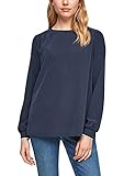 Tunika Ausschnitt s.Oliver Damen 120.10.012.10.100.2056581 Bluse, Blau, 38