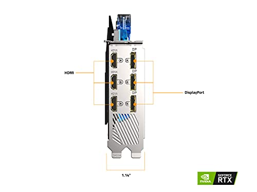AORUS GeForce RTX 3080 Xtreme WATERFORCE WB 10G (REV 2.0) Scheda grafica, WATERFORCE Water Block Cooling System, LHR, 10GB 320-bit GDDR6X, GV-N3080AORUSX WB-10GD REV2.0 Scheda video - Scheda video - Immagine 10