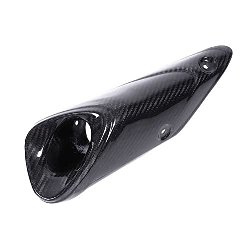 Déflecteur d'échappement Yamaha FZ09 isolation thermique en carbone véritable