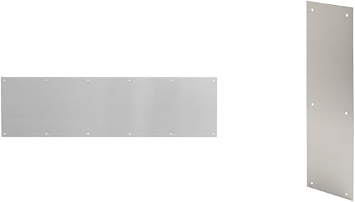 Miniatura 4 de Prime-Line J 4620 10 x 34 in, aluminio, puerta de patada, acabado satinado (paquete individual)