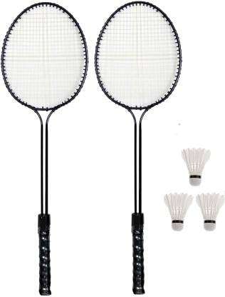 SE Badminton Kit 2 Racquets with 3 Feather Shuttle Badminton Kit (B09J1L36G4) Amazon Price History, Amazon Price Tracker