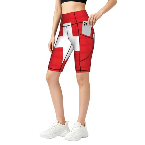 Legging suisse taille haute au toucher doux pour athlétisme et fitness