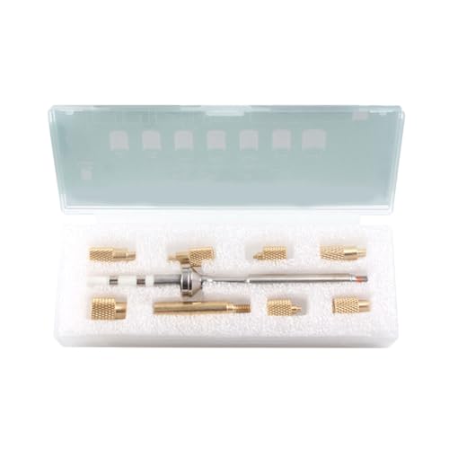 Wiseflexwia ヒートセットインサートツール M2-M8 ホットメルト真鍮ローレットナット埋め込み挿入チッププレスアダプター936 100 101 はんだごて