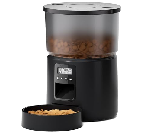 Dispensatore Automatico Cibo Gatti Con Timer - Mangiatoia 3L Con Registrazione Vocale - Foto 13