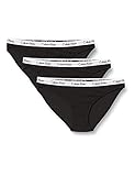 bikini calvin klein el corte ingles Lavable en machine Calvin Klein Bikini 3pk Culotte, Noir (Black 001), Large (Lot de 3) Femme