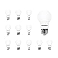 SYLVANIA LED A19 Light Bulb, 40W Equivalent, Efficient 6W, Medium Base, Frosted 2700K Soft White, 12 Pack